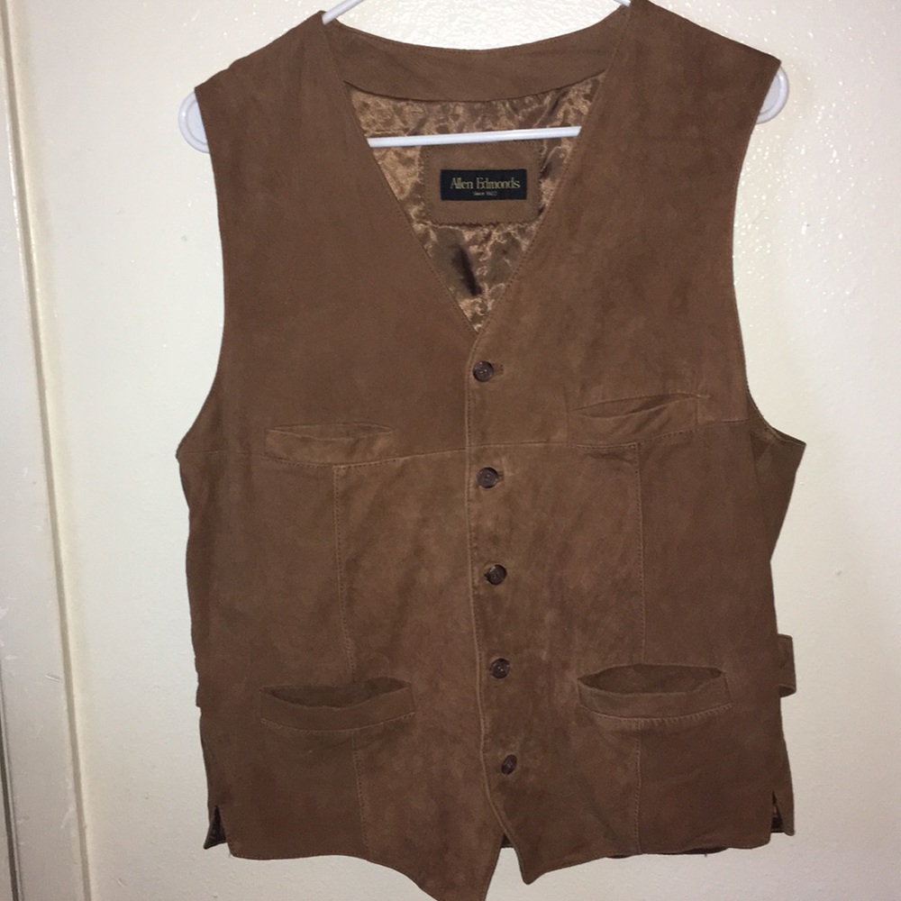 Men's suede vest